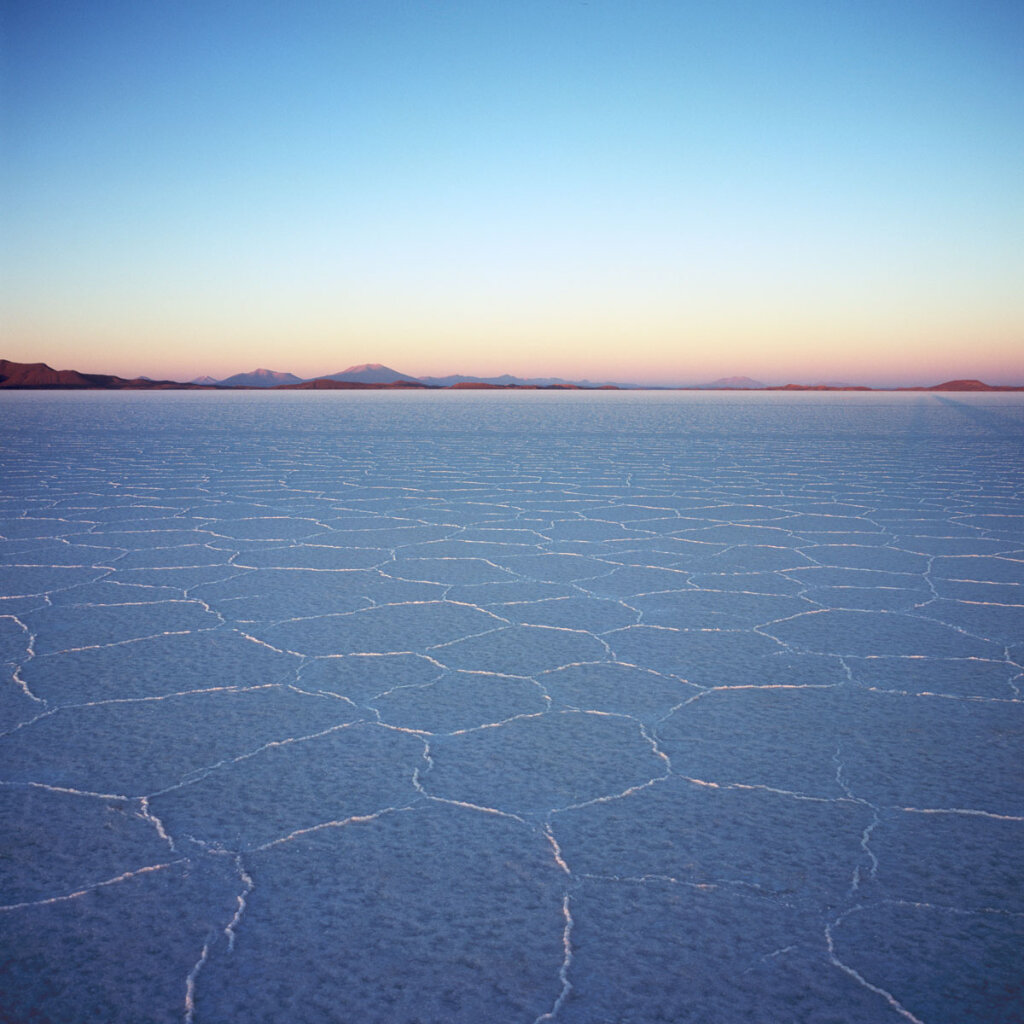 Salar de Uyuni at dawn