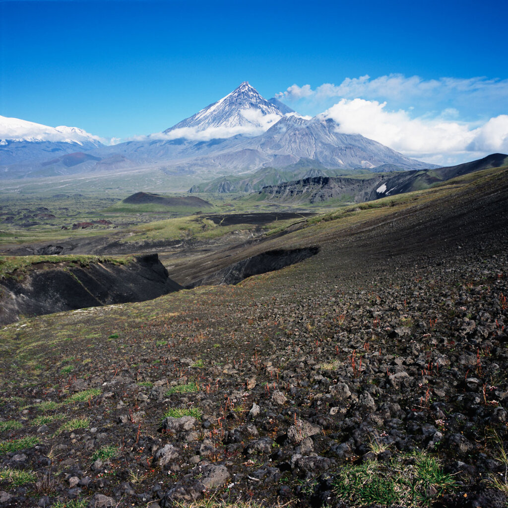 Klyuchevskoy and Kamen volcanoes