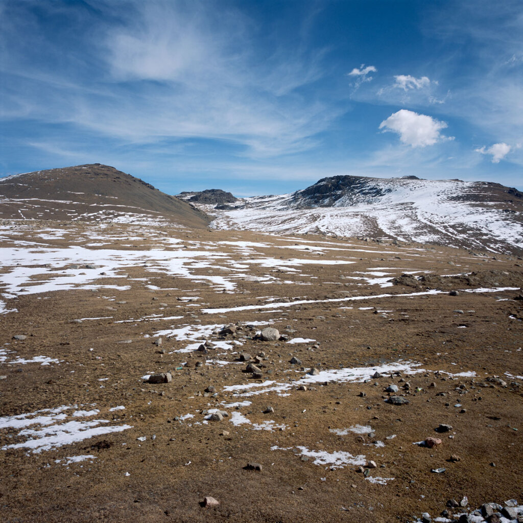 Ötmök Pass with traces of snow  