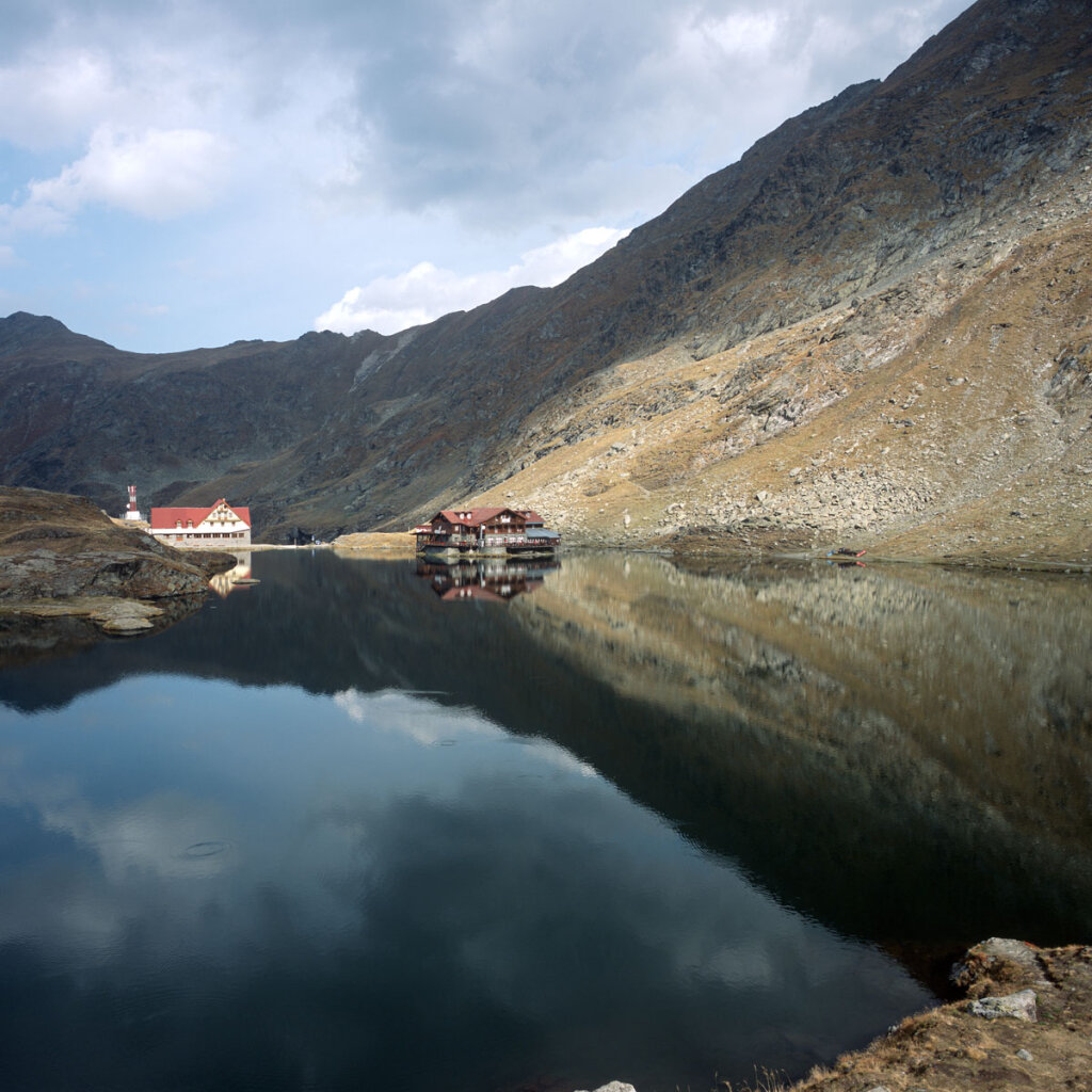 Bâlea lake and chalet  