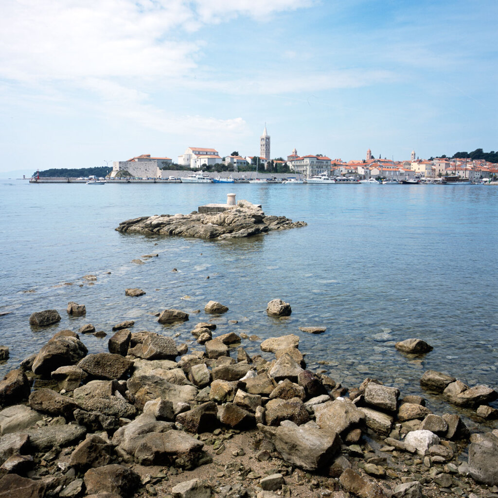 The historic town center of Rab