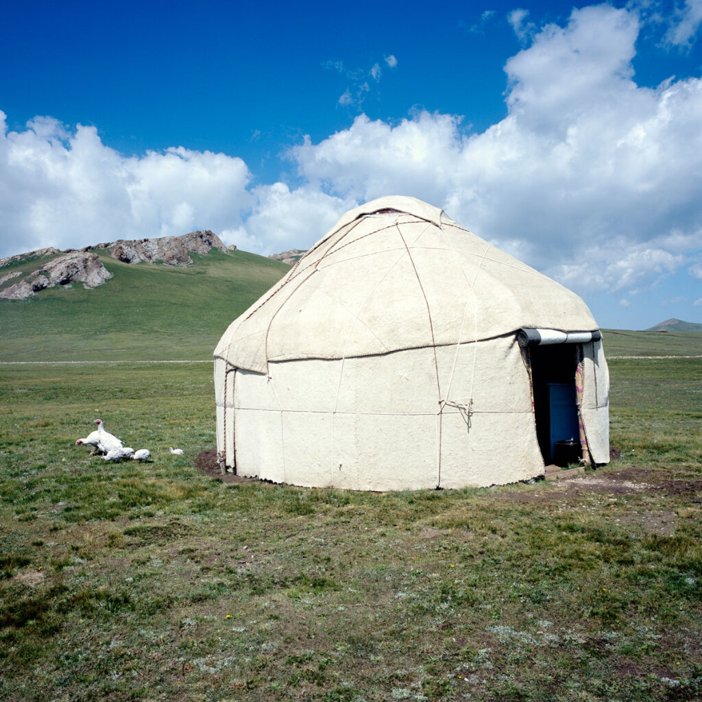 Yurt in the Song Köl Valley