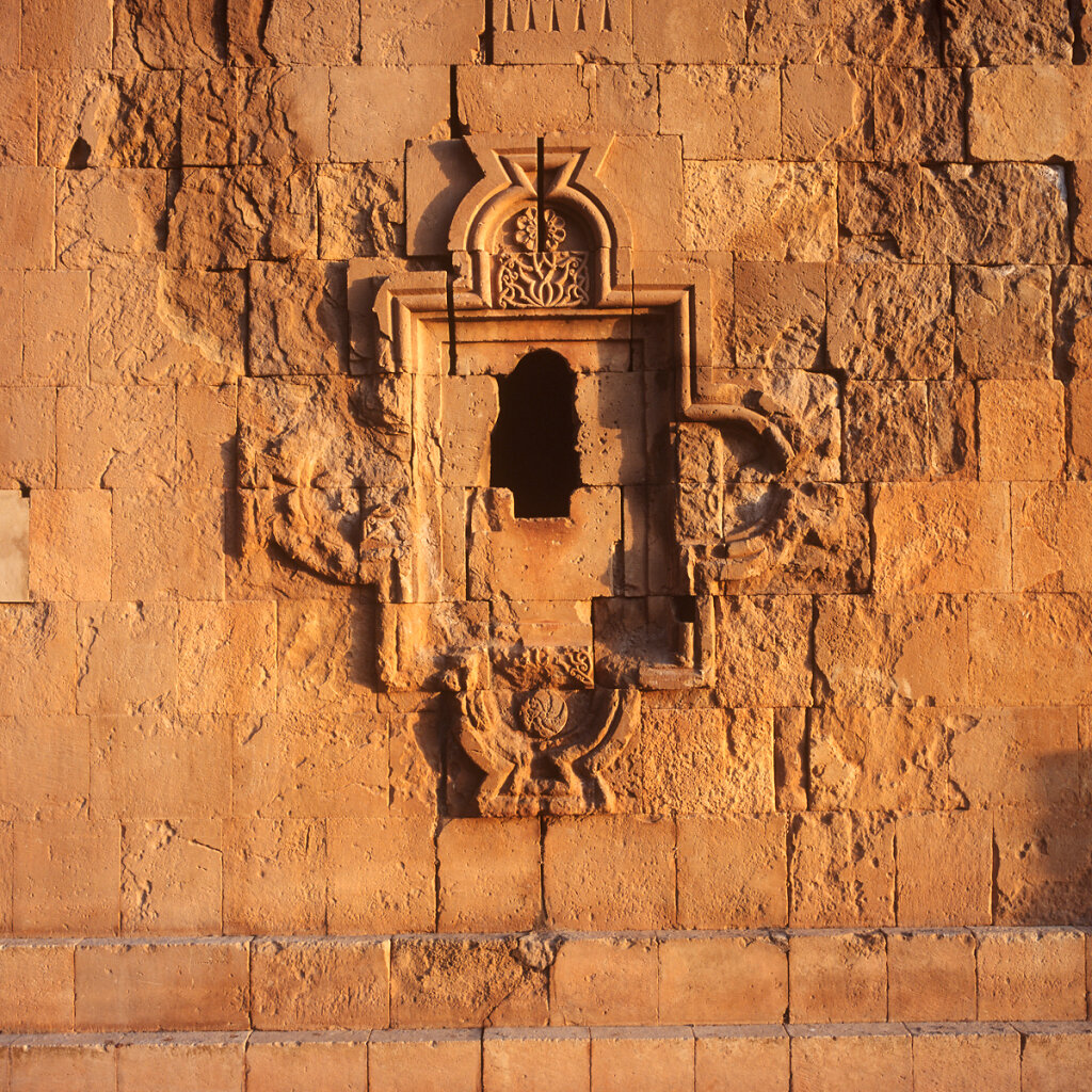 St.Astvatzatzin church wall detail, Noravank Monastery