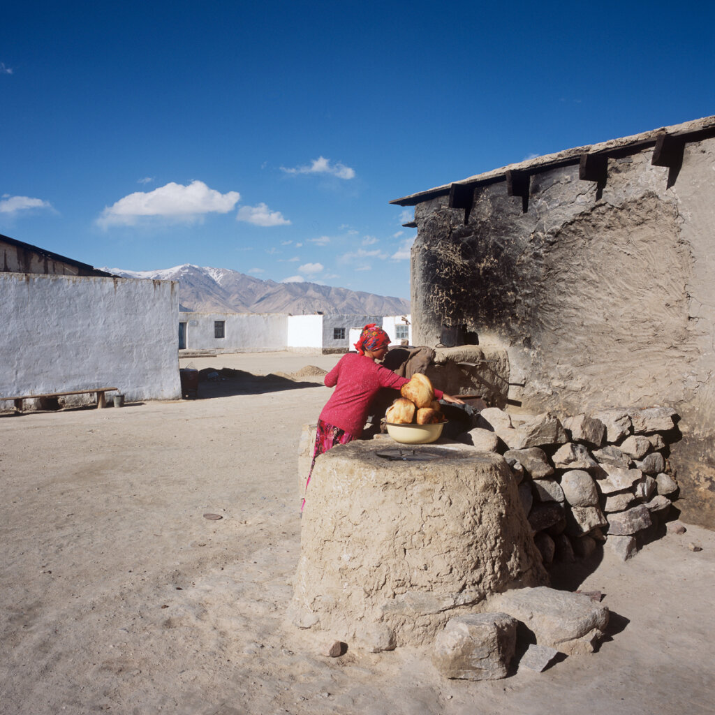 Bread Baking in the village of Bulunkul