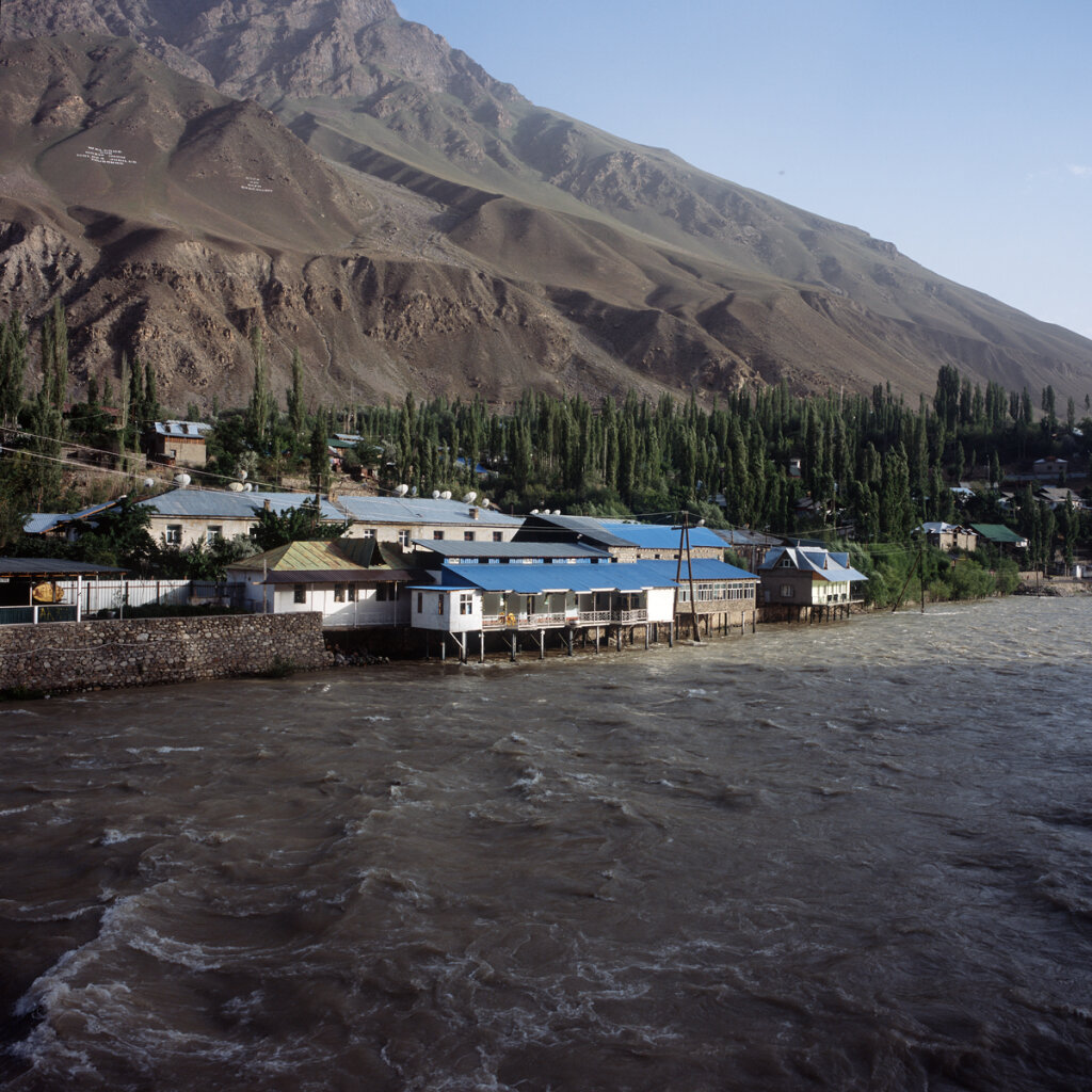 Panj River in Khorugh