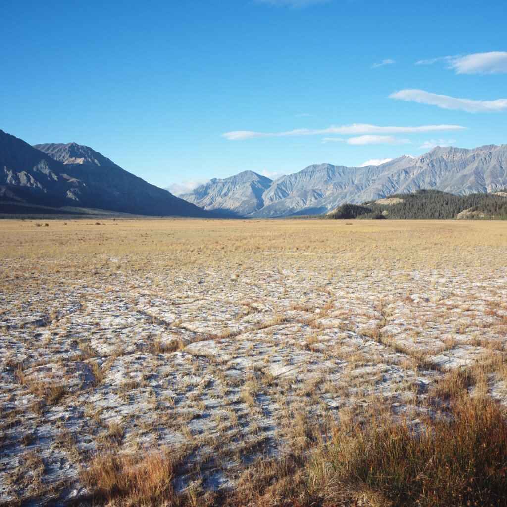 Dried mouth of the Slims River